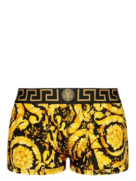 replica versace boxers|Versace barocco print underwear.